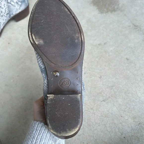 Lucky Brand Faux Snake Skin Booties Size 7 - Picture 5 of 13